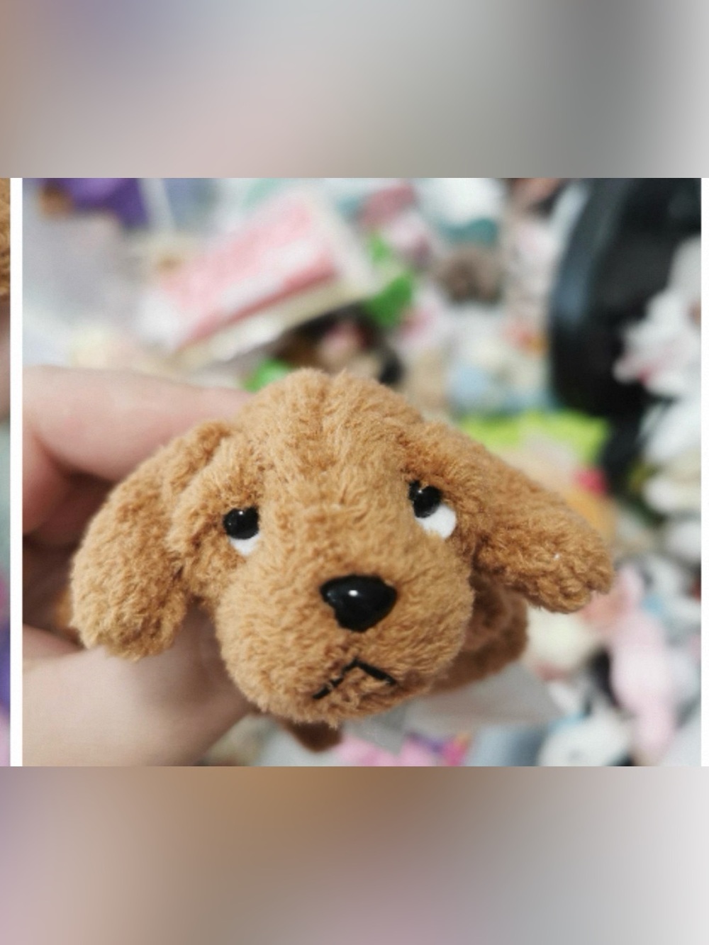 Russ brown plush dog toy